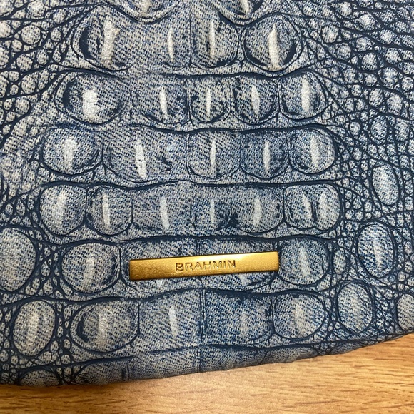 Brahmin Harker Light Denim Tetra - Picture 6 of 15